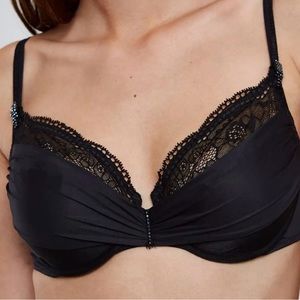 Maison Lejaby Swarovski crystal bra 34E